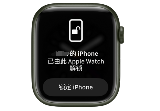 长泰苹果手机维修分享用 AppleWatch 解锁配备面容 ID 的 iPhone方法 