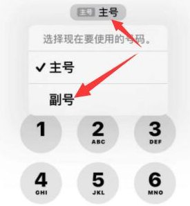 长泰苹果14维修店分享iPhone 14 Pro Max使用副卡打电话的方法 