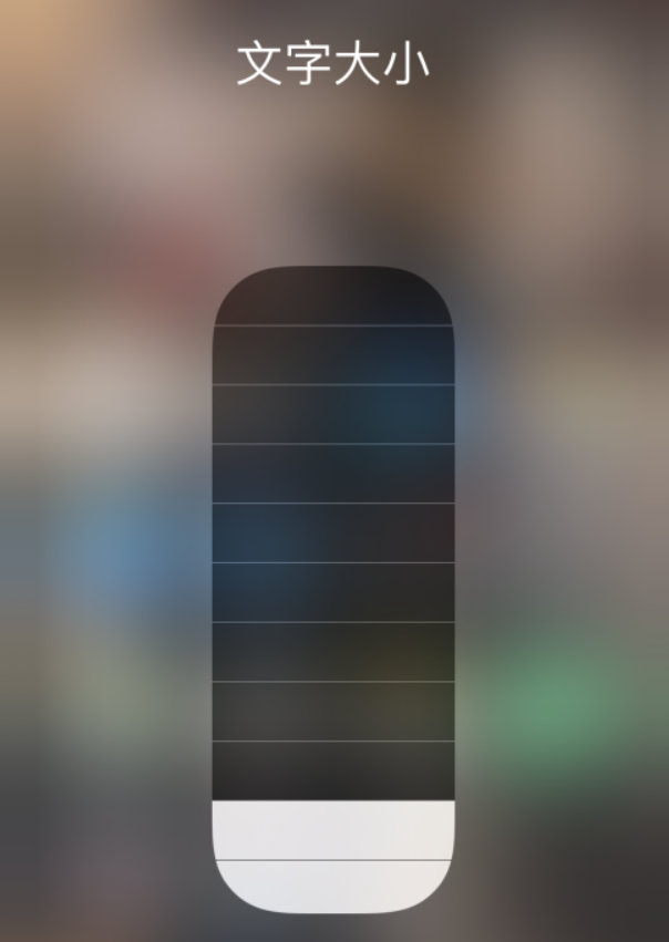 长泰苹果手机维修分享小技巧：在 iPhone 控制中心快速调节字体大小 
